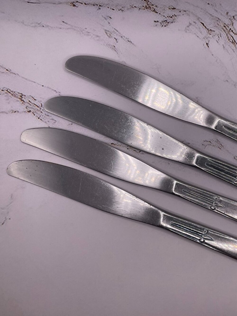 Oneida Accent Stainless Steel Dinner Knives Set of 4 Replacement Oneidacraft